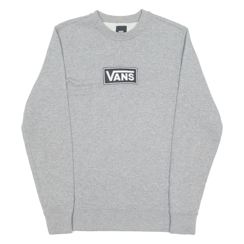 VANS Mens Sweatshirt Grey Crew Neck XS