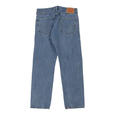 505 Levis Jeans - 36W 32L Blue Cotton