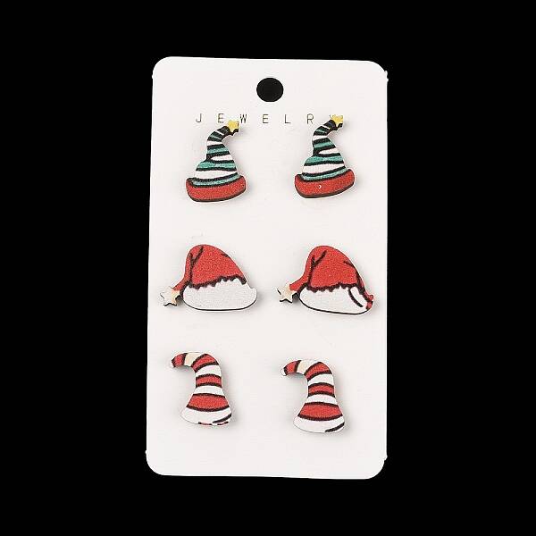 Christmas Theme Stud Earrings Set