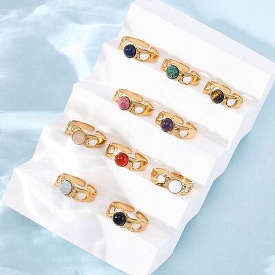 304 Stainless Steel Open Cuff Rings