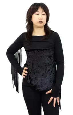 Fringed Bolero - Last few | Size: XL