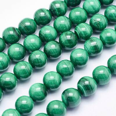 Natural Malachite Beads Strands