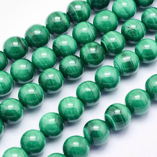 Natural Malachite Beads Strands