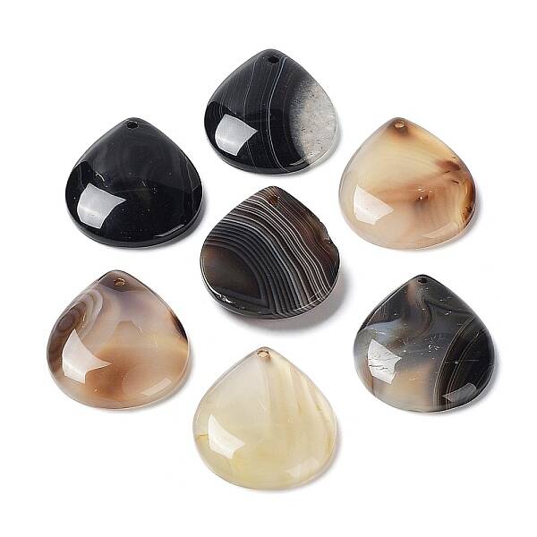 Natural Banded Agate/Striped Agate Pendants