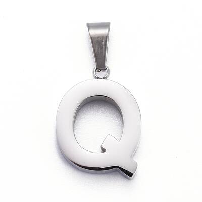 Non-Tarnish 304 Stainless Steel Letter Pendants