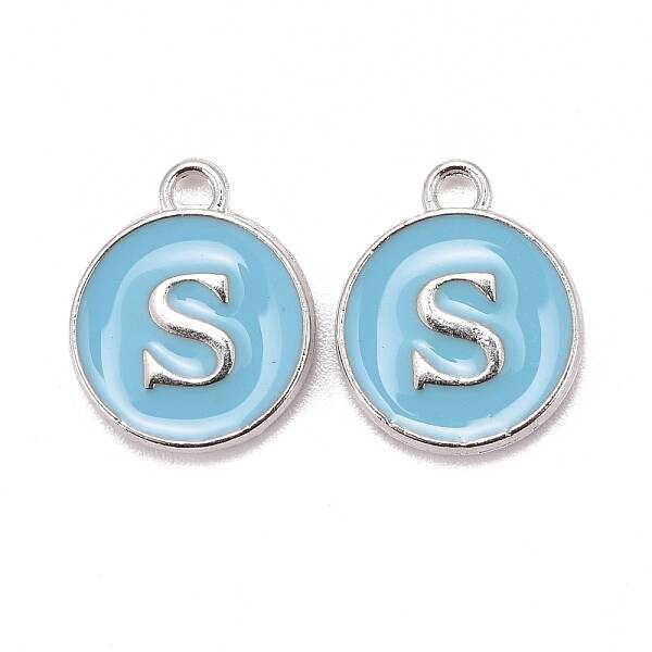 Platinum Plated Alloy Enamel Charms