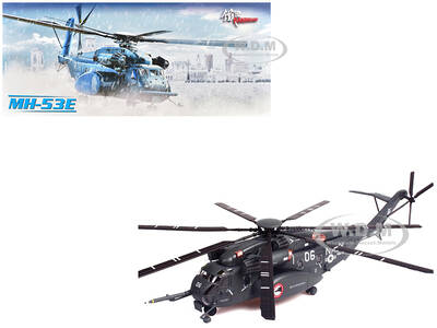 Sikorsky MH-53E Sea Dragon Helicopter United States Navy Blackhawks Tail Number 06 Dark Gray 1/72 Diecast Model by Panzerkamp...