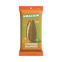 Cheddar Jalapeño Sunflower Seed Sampler Pack, 6 Total 1.5 Ounce Single Serve Bags