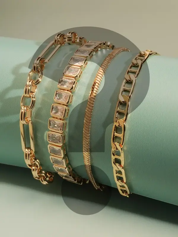 Sterling Forever Bracelet Mystery Bundle & Jewelry Case - 3 Pcs. Bracelets & 1 Pc. Accessories Box