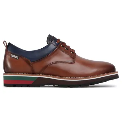 Pikolinos Pirineos M6S-4015 Leather Men's Lace Up Shoes - Cuero - Size:US 10-10.5 Men