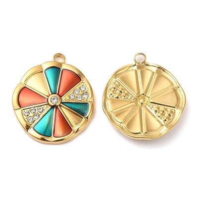 304 Stainless Steel Enamel Pendants