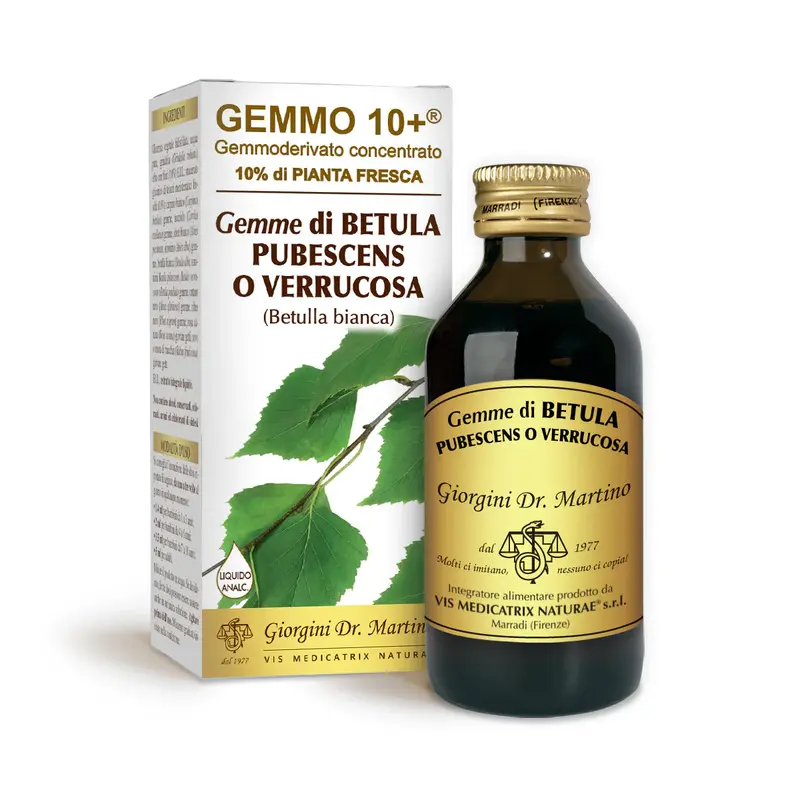 Dr Giorgini gemmo 10+ white birch buds 100 ml non-alcoholic liquid