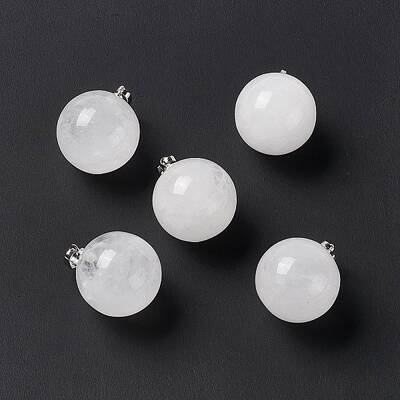 Natural Quartz Crystal Pendants