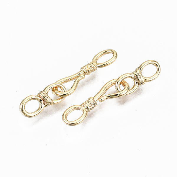 Brass Hook and S-Hook Clasps