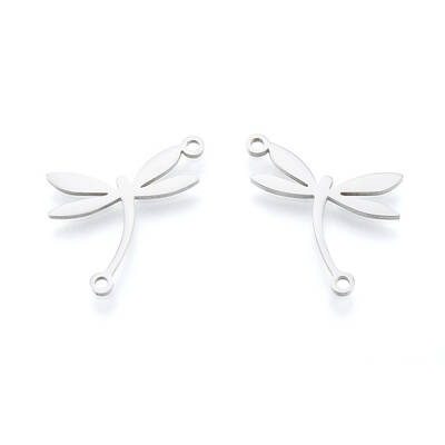 Non-Tarnish 201 Stainless Steel Connector Charms