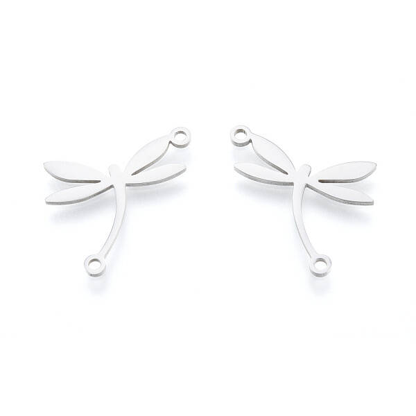 Non-Tarnish 201 Stainless Steel Connector Charms