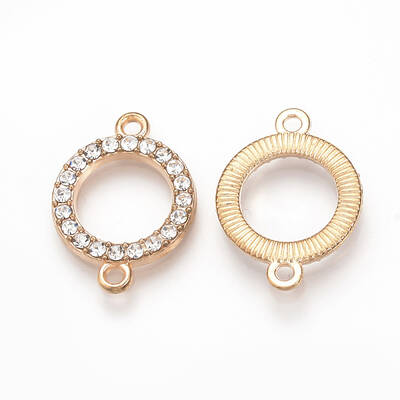 Alloy Rhinestone Links connectors