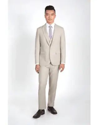 Mens Tan Groomsmen Tuxedos
