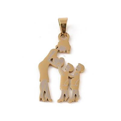 Mother's Day Ion Plating(IP) 304 Stainless Steel Pendants