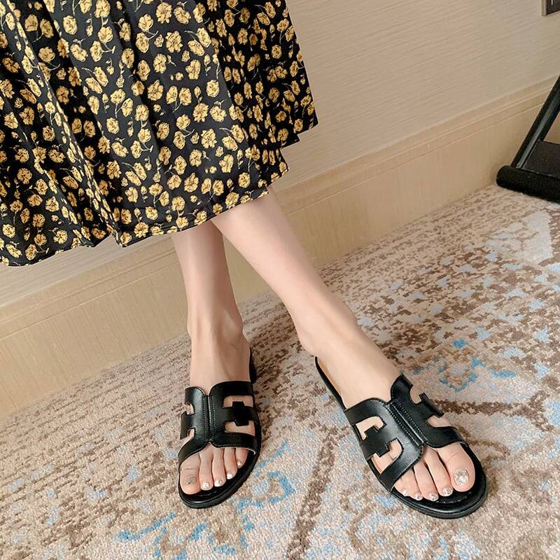 CHIKO Lachandra Open Toe Block Heels Slides Sandals