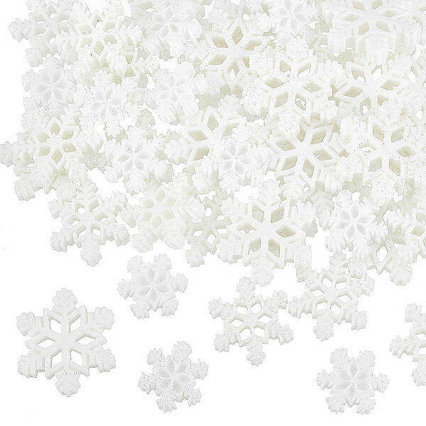 90Pcs 3 Styles Christmas Opaque Resin Cabochons