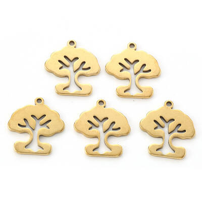 PVD Vacuum Plating 304 Stainless Steel Charms