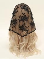 Women's Elegant Floral Embroidery Lace Triangle Scarf, Fashionable Soft Comfortable Floral Pattern Shawl for Daily Wear, Casu...