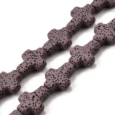 Natural Lava Rock Beads Strands
