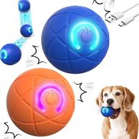 Interactive Dog Toy, 1pc USB Rechargeable Automatic Moving Dog Toy Ball, Suitable for Dogs and Cats, Pet Supplies, Dog & Cat ...