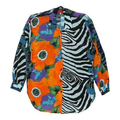 Kenzo Jungle Patterned Shirt - Medium Multicoloured Viscose | Size: medium