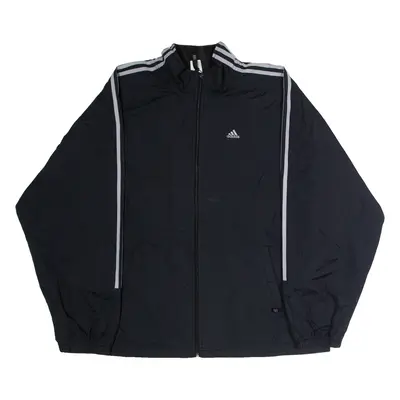 ADIDAS Mens Windbreaker Jacket Black L