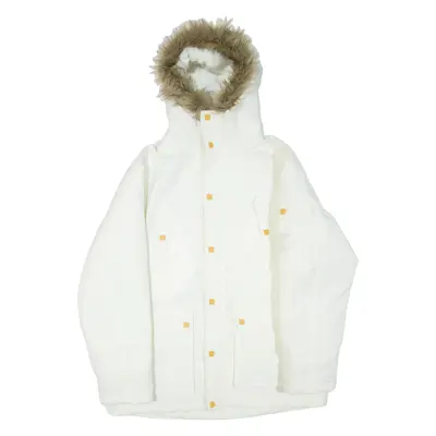 KARL KANI Mens Jacket White Hooded S
