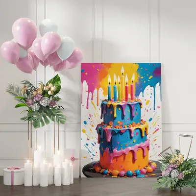 Color Explosion - Birthday Bliss