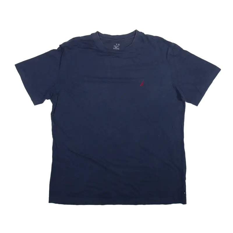 NAUTICA Sleepwear T-Shirt Blue Short Sleeve Mens M
