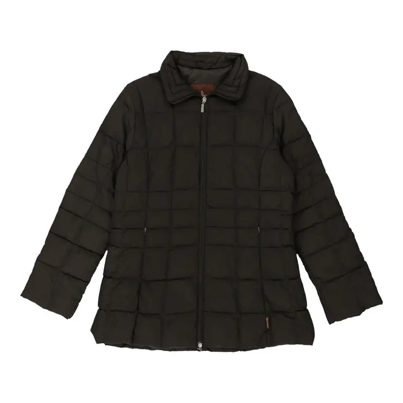Moncler Coat - Medium Blue Polyester | Size: medium