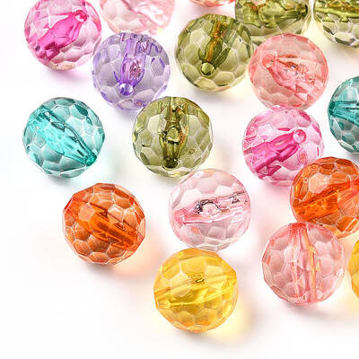 Transparent Acrylic Beads