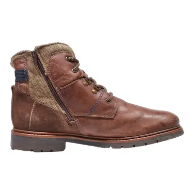 BUGATTI Lace-Up Boots Brown Leather Mens UK 9