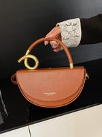 Women's Fashionable Solid Color Handbag, Casual Versatile Crossbody Bag for Daily Commuting, Stylish High-end Commuter Bag fo...