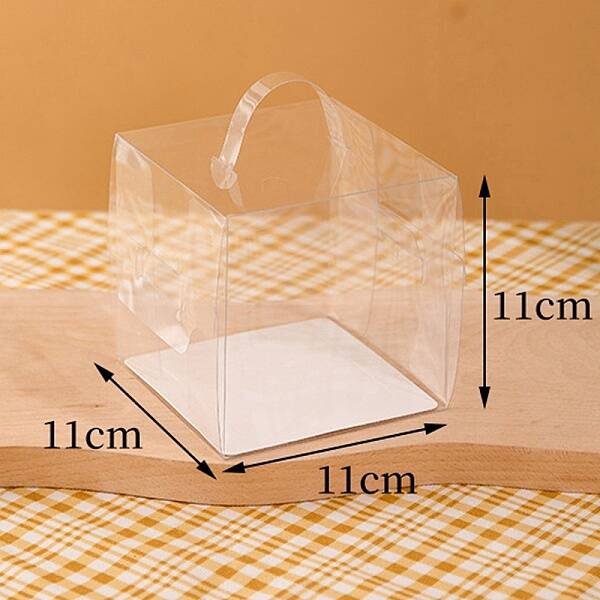Foldable Transparent PET Cakes Boxes