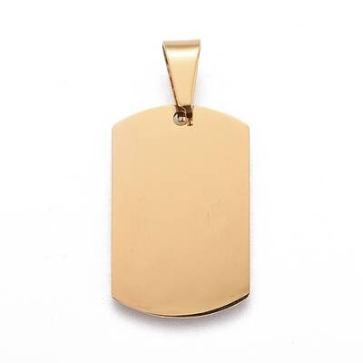 201 Stainless Steel Stamping Blank Tag Pendants