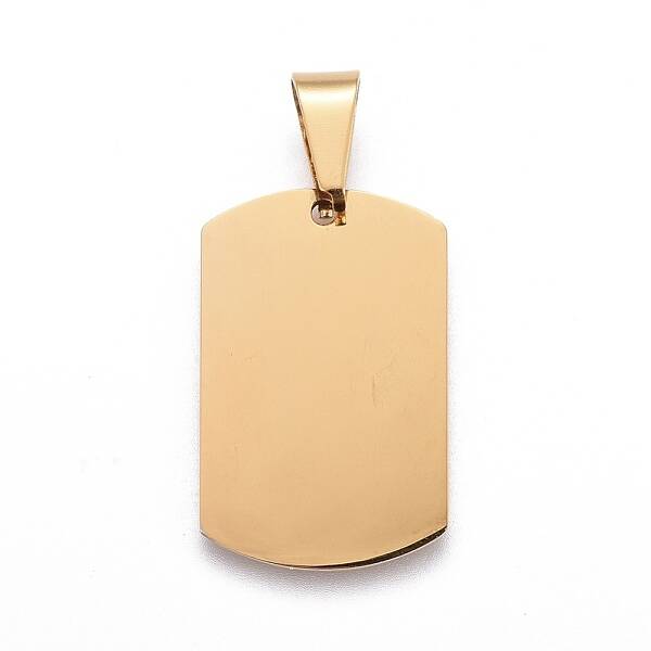 201 Stainless Steel Stamping Blank Tag Pendants