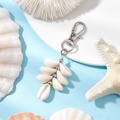Natural Cowrie Shell Pendant Decorations