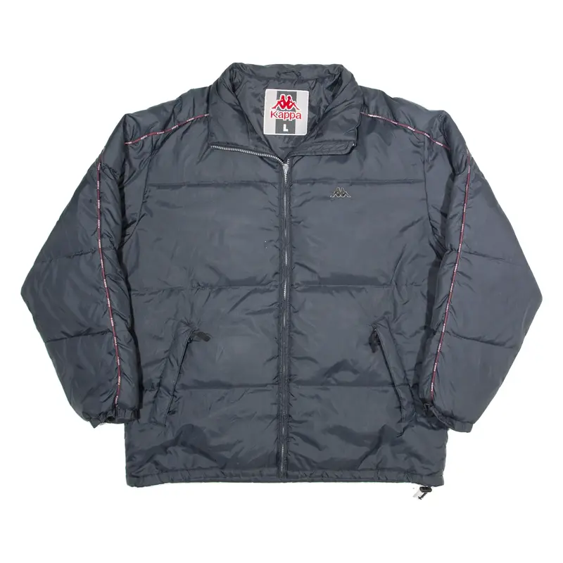 KAPPA Down Insulated Mens Puffer Coat Blue L