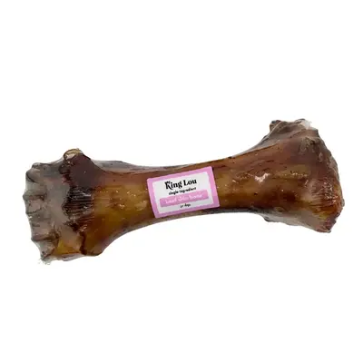 King Lou Whole Beef Shin Bone - 100% USA Grass Fed - Natural Dental Support & Chew Toy for Medium to Large Dogs - Single Ingr...