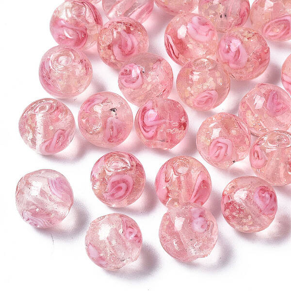 Handmade Luminous Inner Flower Lampwork Beads