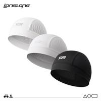 LongLong 2 Pack Breathable Skull Cap Men Cycling Lightweight Sweat Wicking Hat Head Wrap Under Helmet Liner for Motorcycle Ru...