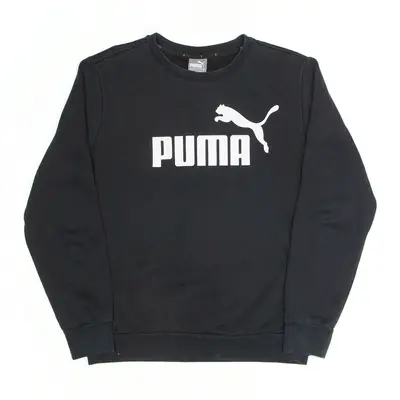 PUMA Sports Black Sweatshirt Mens S