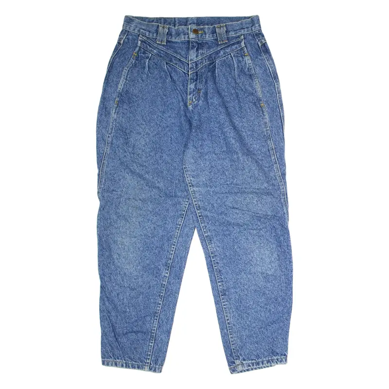 LEE Womens Jeans Blue Regular Mom W30 L26