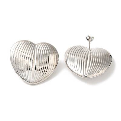 Rack Plating Brass Stud Earrings