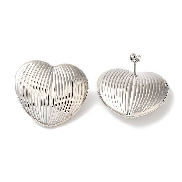 Rack Plating Brass Stud Earrings